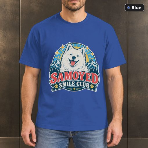 Samoyed Smile Club Shirt, Vintage Samoyed Dog Lover T-Shirt 2
