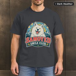 Samoyed Smile Club Shirt, Vintage Samoyed Dog Lover T-Shirt 6