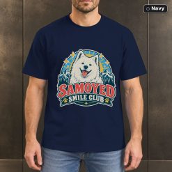 Samoyed Smile Club Shirt, Vintage Samoyed Dog Lover T-Shirt 7