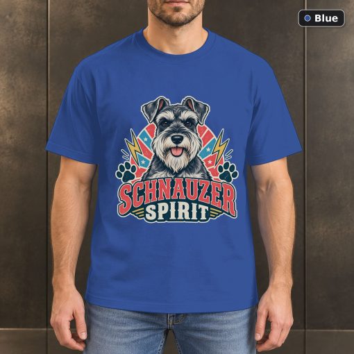Schnauzer Spirit Shirt, Vintage Miniature Schnauzer Dog Lover T-Shirt 2