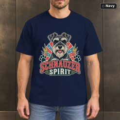 Schnauzer Spirit Shirt, Vintage Miniature Schnauzer Dog Lover T-Shirt 7