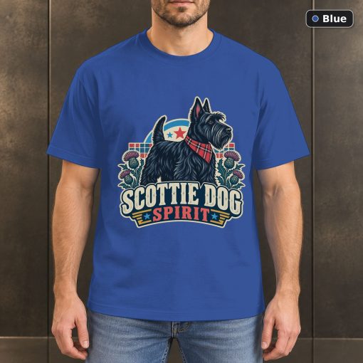Scottie Dog Spirit Shirt, Vintage Scottish Terrier Dog Lover T-Shirt 2