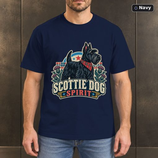 Scottie Dog Spirit Shirt, Vintage Scottish Terrier Dog Lover T-Shirt 4