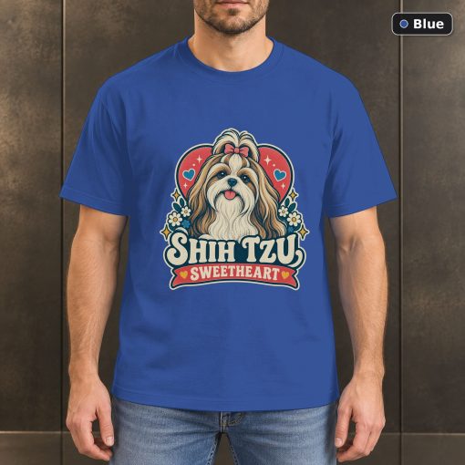 Shih Tzu Sweetheart Shirt, Vintage Shih Tzu Dog Lover T-Shirt 2