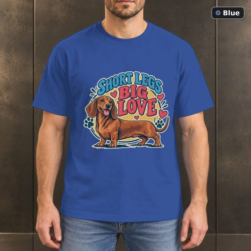 Short Legs Big Love Shirt, Vintage Dachshund Dog Lover T-Shirt 2