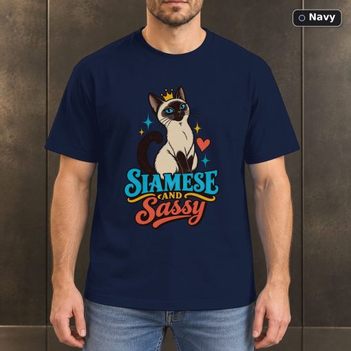 Siamese and Sassy Shirt, Siamese Cat Lover T-Shirt 4