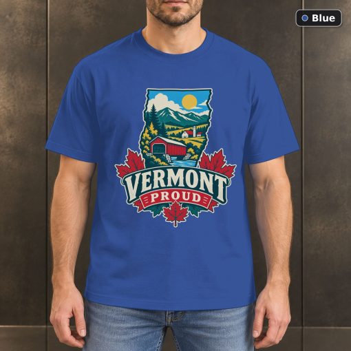 Vermont Proud Shirt, Vintage Vermont State Pride T-Shirt 2