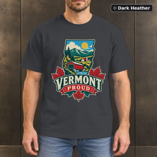 Vermont Proud Shirt, Vintage Vermont State Pride T-Shirt 3