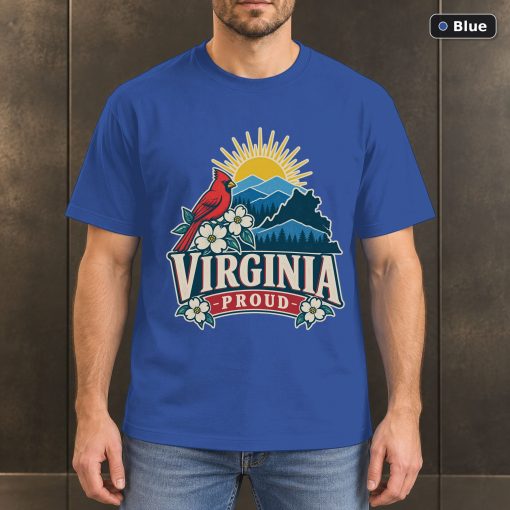 Virginia Proud Shirt, Vintage Virginia State Pride T-Shirt 2