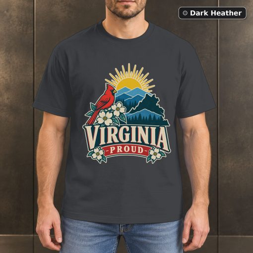 Virginia Proud Shirt, Vintage Virginia State Pride T-Shirt 3