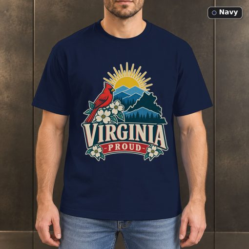 Virginia Proud Shirt, Vintage Virginia State Pride T-Shirt 4