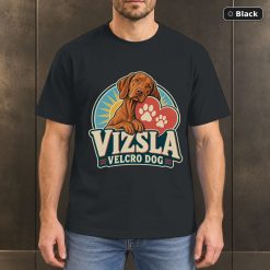 Vizsla Velcro Dog Shirt, Vintage Vizsla Dog Lover T-Shirt