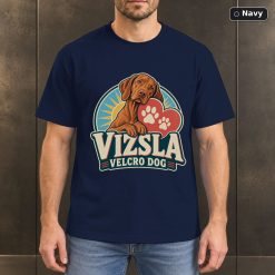 Vizsla Velcro Dog Shirt, Vintage Vizsla Dog Lover T-Shirt 7