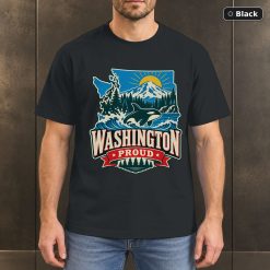 Washington Proud Shirt, Vintage Washington State Pride T-Shirt Washington Proud Shirt, Vintage Washington State Pride T-Shirt