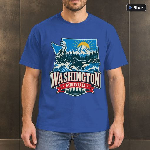 Washington Proud Shirt, Vintage Washington State Pride T-Shirt 2