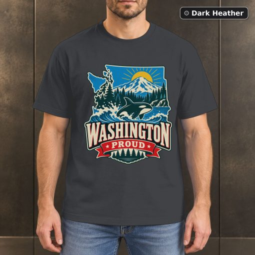 Washington Proud Shirt, Vintage Washington State Pride T-Shirt 3