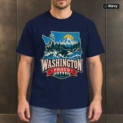Washington Proud Shirt, Vintage Washington State Pride T-Shirt 7