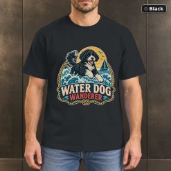 Water Dog Wanderer Shirt, Vintage Portuguese Water Dog Dog Lover T-Shirt Water Dog Wanderer Shirt, Vintage Portuguese Water Dog Dog Lover T-Shirt