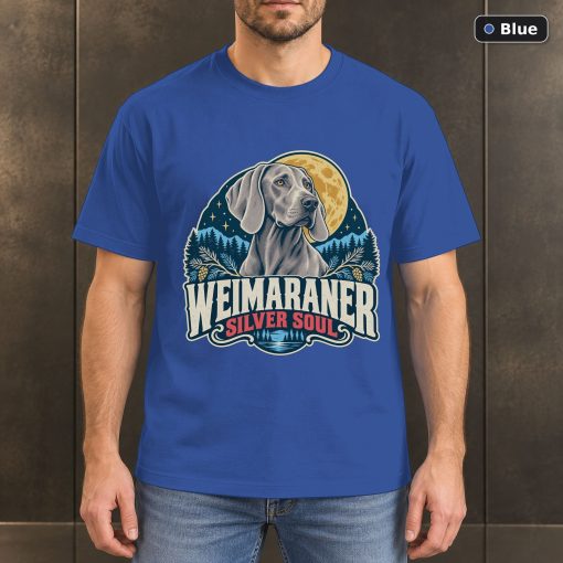 Weimaraner Silver Soul Shirt, Vintage Weimaraner Dog Lover T-Shirt 2