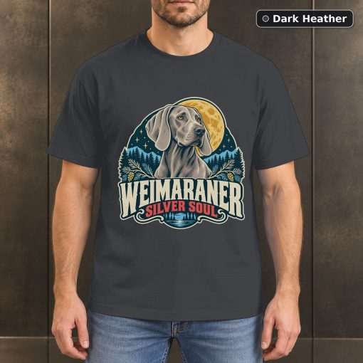 Weimaraner Silver Soul Shirt, Vintage Weimaraner Dog Lover T-Shirt 3