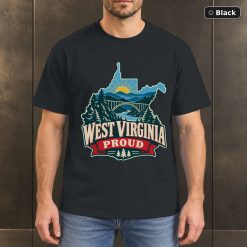 West Virginia Proud Shirt, Vintage West Virginia State Pride T-Shirt West Virginia Proud Shirt, Vintage West Virginia State Pride T-Shirt