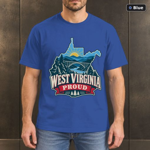 West Virginia Proud Shirt, Vintage West Virginia State Pride T-Shirt 2