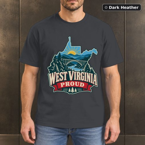 West Virginia Proud Shirt, Vintage West Virginia State Pride T-Shirt 3