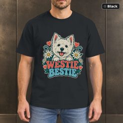 Westie Bestie Shirt, Vintage West Highland White Terrier Dog Lover T-Shirt