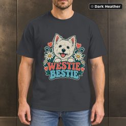 Westie Bestie Shirt, Vintage West Highland White Terrier Dog Lover T-Shirt 6