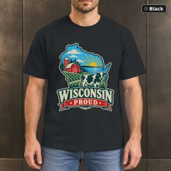 Wisconsin Proud Shirt, Vintage Wisconsin State Pride T-Shirt Wisconsin Proud Shirt, Vintage Wisconsin State Pride T-Shirt