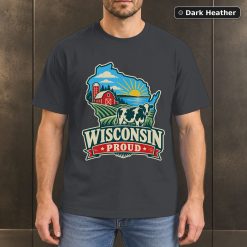 Wisconsin Proud Shirt, Vintage Wisconsin State Pride T-Shirt 6