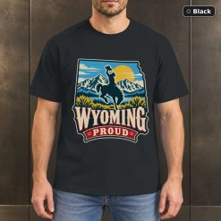Wyoming Proud Shirt, Vintage Wyoming State Pride T-Shirt