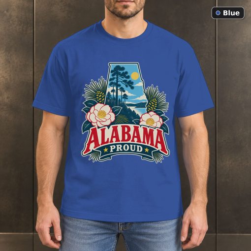 Alabama Proud Shirt, Vintage Alabama State Pride T-Shirt 2