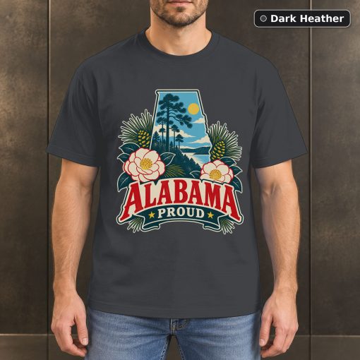 Alabama Proud Shirt, Vintage Alabama State Pride T-Shirt 3