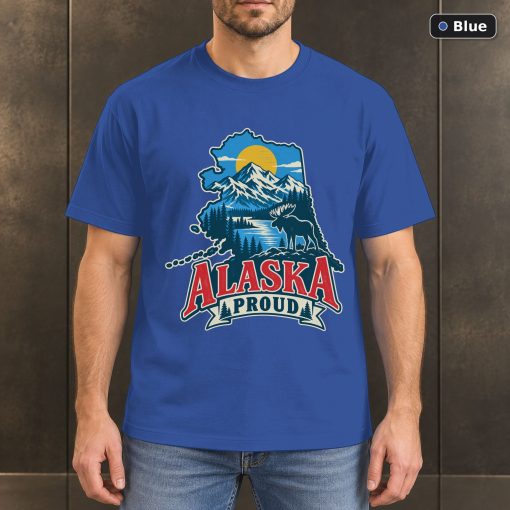 Alaska Proud Shirt, Vintage Alaska State Pride T-Shirt 2