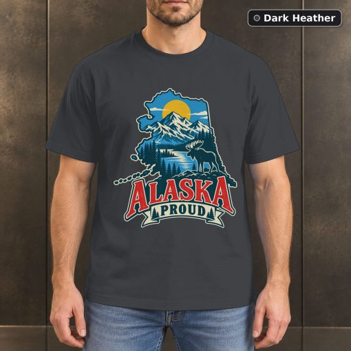 Alaska Proud Shirt, Vintage Alaska State Pride T-Shirt 3