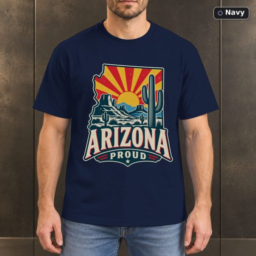 Arizona Proud Shirt, Vintage Arizona State Pride T-Shirt 4