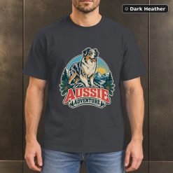 Aussie Adventure Shirt, Vintage Australian Shepherd Dog Lover T-Shirt 6