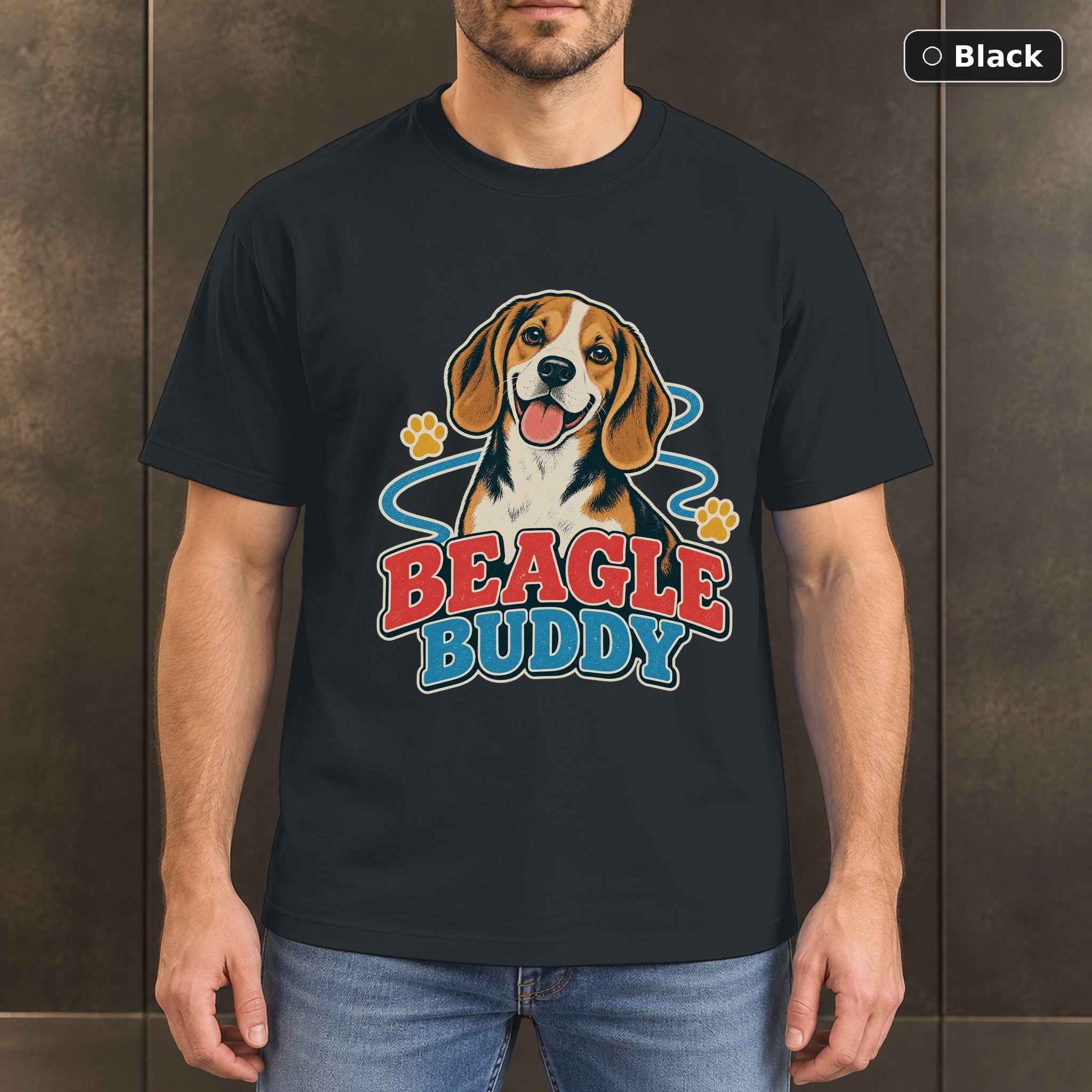 Beagle Buddy Shirt, Vintage Beagle Dog Lover T-Shirt Beagle Buddy Shirt, Vintage Beagle Dog Lover T-Shirt