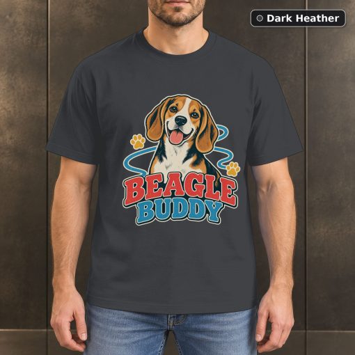 Beagle Buddy Shirt, Vintage Beagle Dog Lover T-Shirt 3