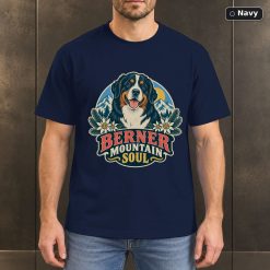 Berner Mountain Soul Shirt, Vintage Bernese Mountain Dog Dog Lover T-Shirt 7
