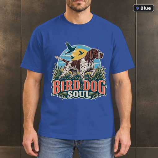 Bird Dog Soul Shirt, Vintage German Shorthaired Pointer Dog Lover T-Shirt 2