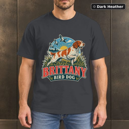 Brittany Bird Dog Shirt, Vintage Brittany Dog Lover T-Shirt 3