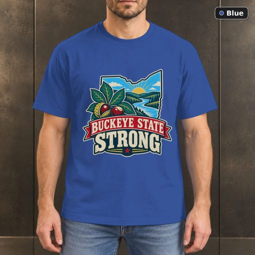 Buckeye State Strong Shirt, Vintage Ohio Pride T-Shirt 2