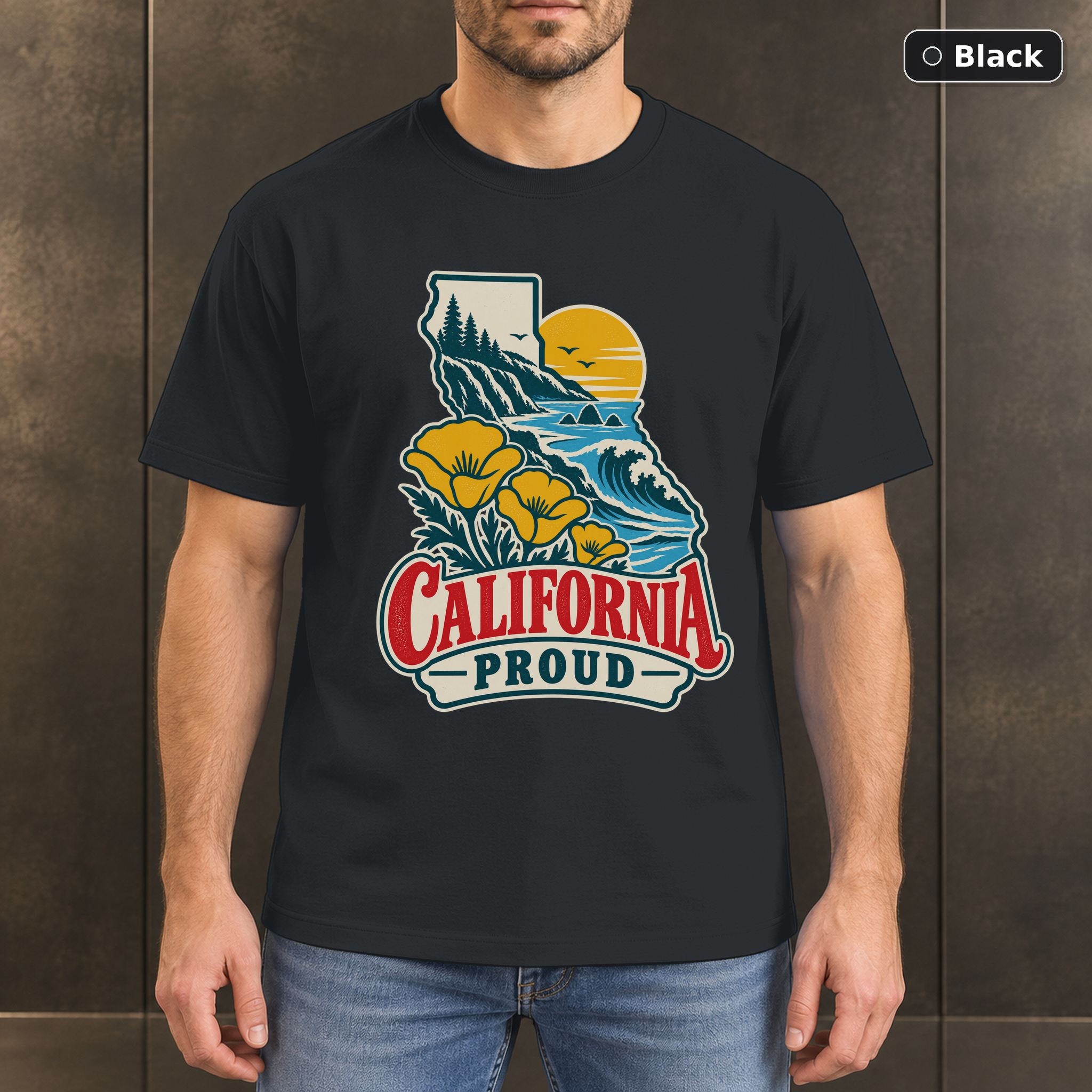 California Proud Shirt, Vintage California State Pride T-Shirt California Proud Shirt, Vintage California State Pride T-Shirt