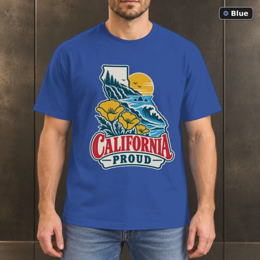 California Proud Shirt, Vintage California State Pride T-Shirt 2