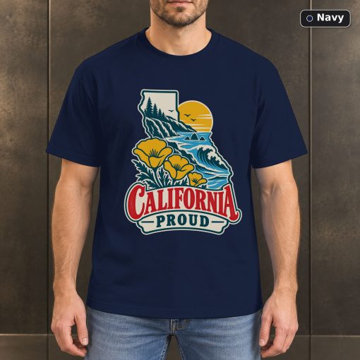California Proud Shirt, Vintage California State Pride T-Shirt 4