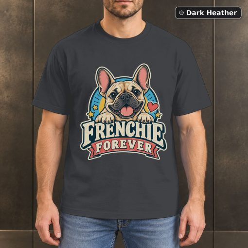 Frenchie Forever Shirt, Vintage French Bulldog Dog Lover T-Shirt 3