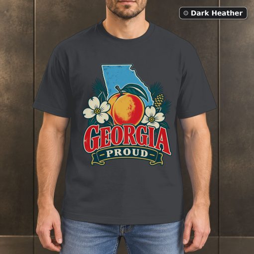 Georgia Proud Shirt, Vintage Georgia State Pride T-Shirt 3