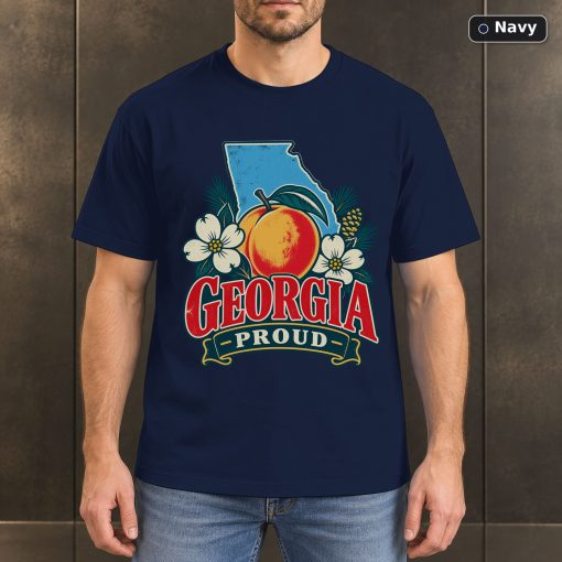 Georgia Proud Shirt, Vintage Georgia State Pride T-Shirt 4